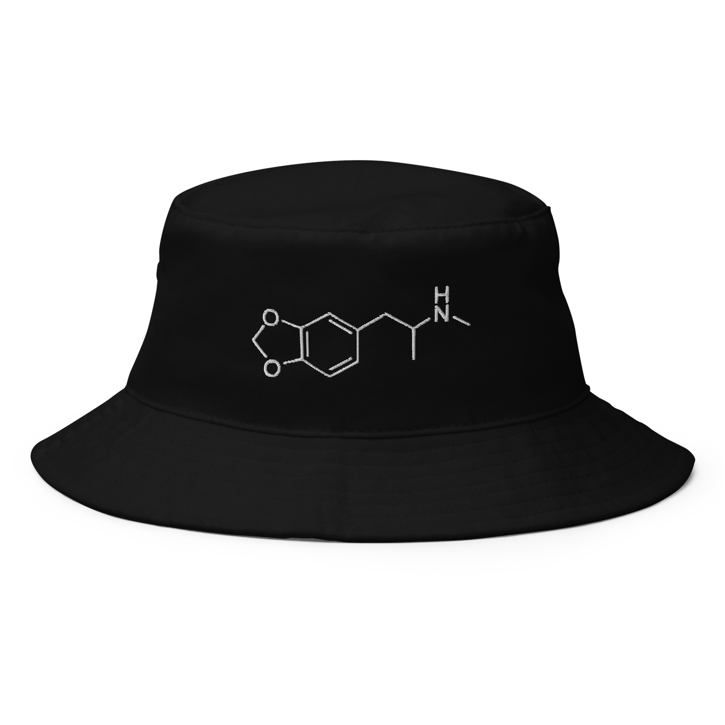 MDMA Molecule Embroidered Bucket Hat