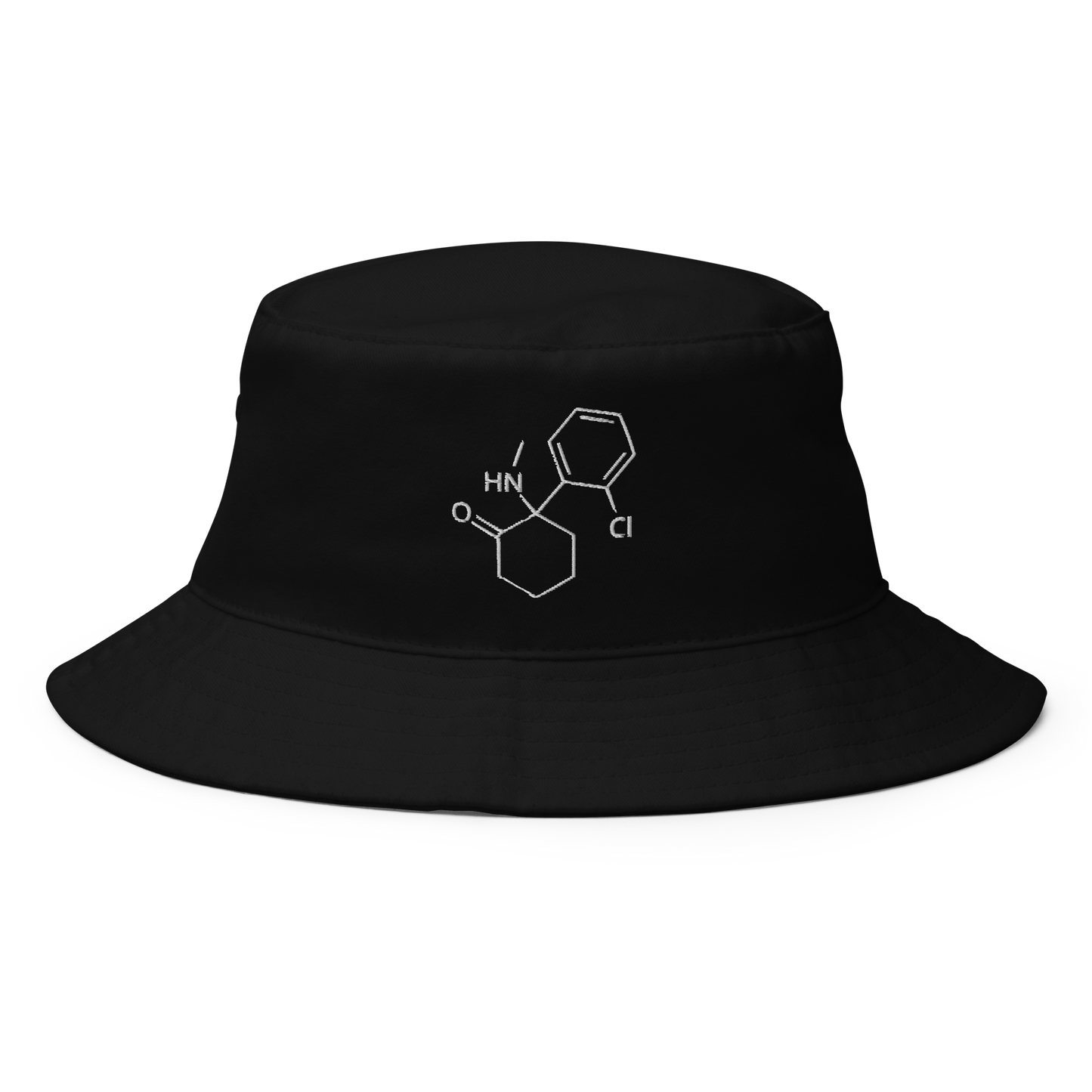 Ketamine Molecule Embroidered Bucket Hat