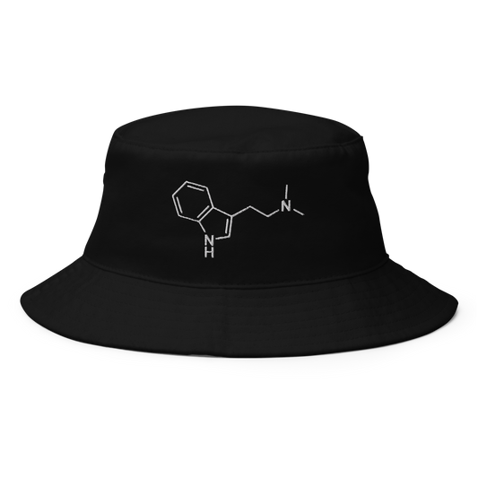 DMT Molecule Embroidered Bucket Hat
