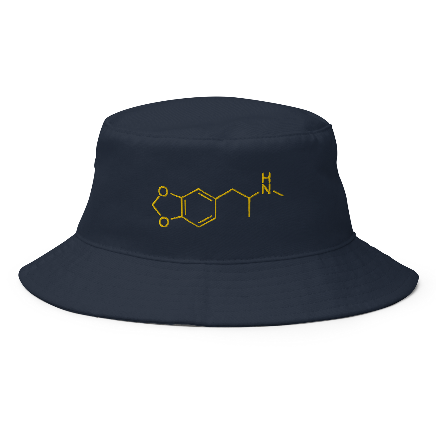 MDMA Molecule Embroidered Bucket Hat